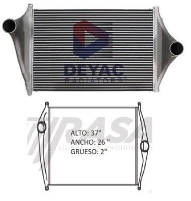 N.R. POSTENFRIADOR FREIGHTLINER COLUMBIA (GOLPEADO)T. DISP. 37.13*26.32*2 10003 RASA