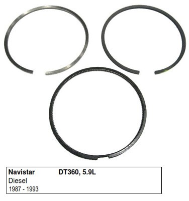 ANILLOS 1-PISTON NAVISTAR DT 360 ANT 1993 FP