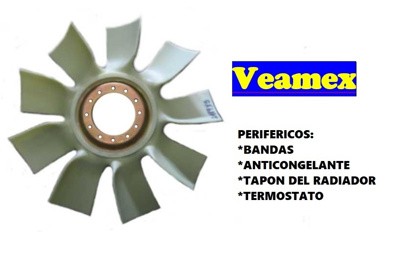 VENTILADOR PLASTICO "R" NAVISTAR EMBUTIDO VEAMEX