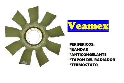 VENTILADOR* PLASTICO "R" NAVISTAR M.BENZ T/ARAÑA VEAMEX